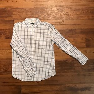 GAP MEN’S M BLUE STRIPED BUTTON DOWN